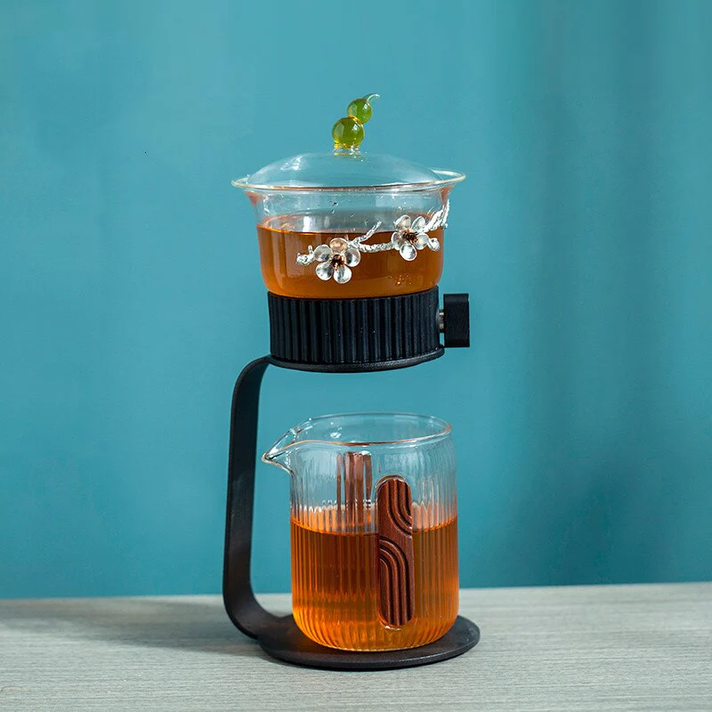 Ancient Mystery Leaf Glass Teapot - Image 2