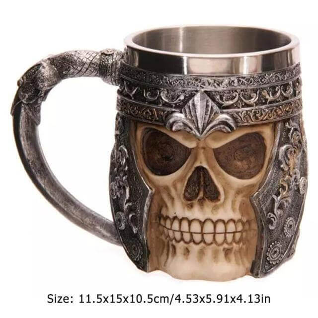 Ancient Skull Stainless Steel Mug - Image 6