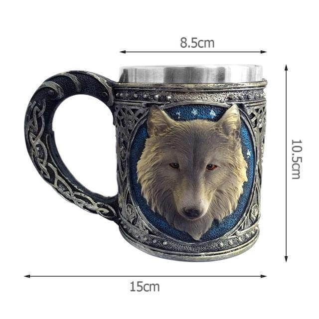 Ancient Skull Stainless Steel Mug - Image 9