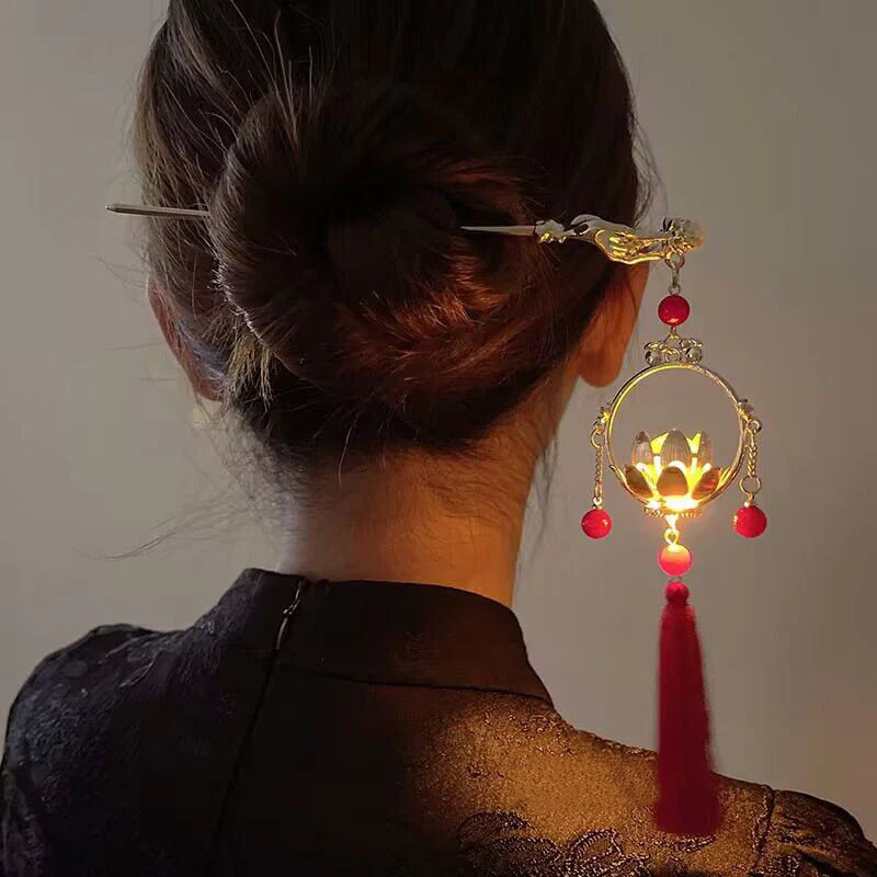 Ancient Style Lantern Hair Pins - Image 2