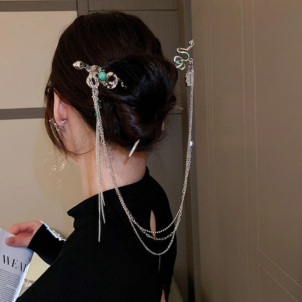 Ancient Style Vintage Double Hair Sticks - Image 2