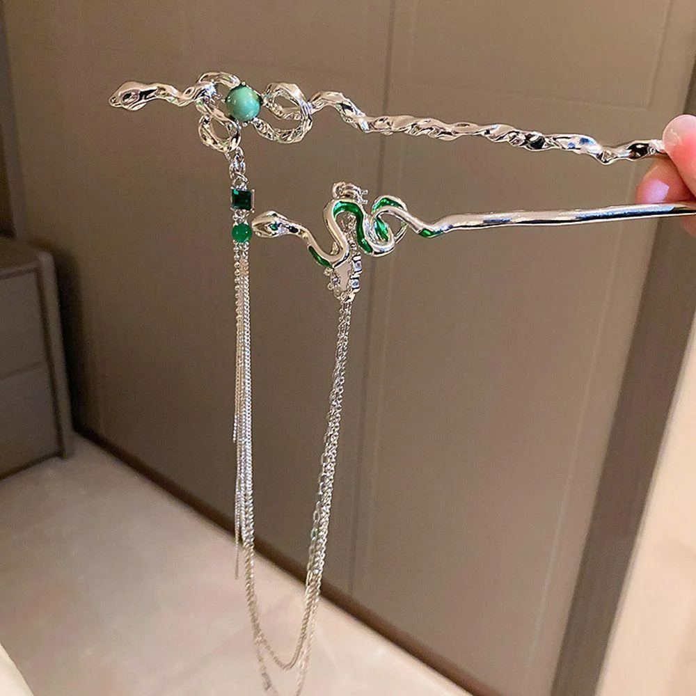 Ancient Style Vintage Double Hair Sticks - Image 9