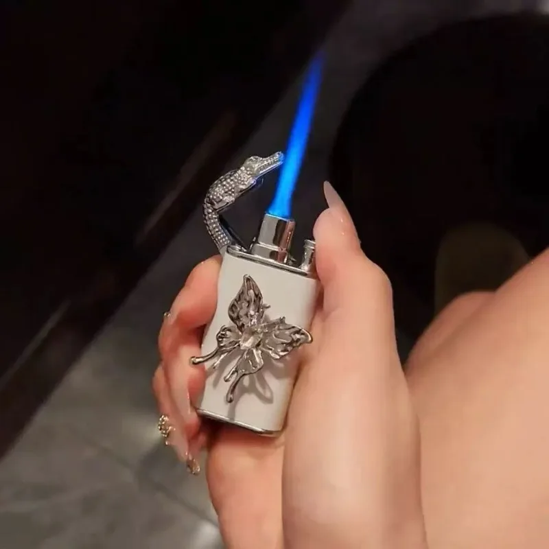 Angel Wings Vintage Double Flame Lighter - Image 2