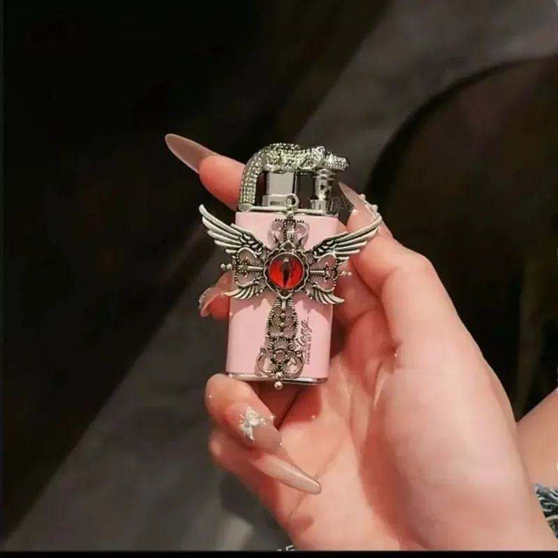 Angel Wings Vintage Double Flame Lighter - Image 5