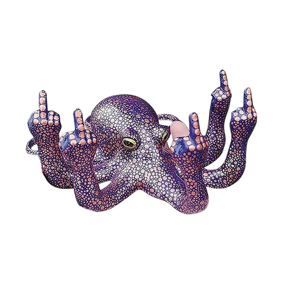 Angry Luminous Octopus Resin Decor - Image 8