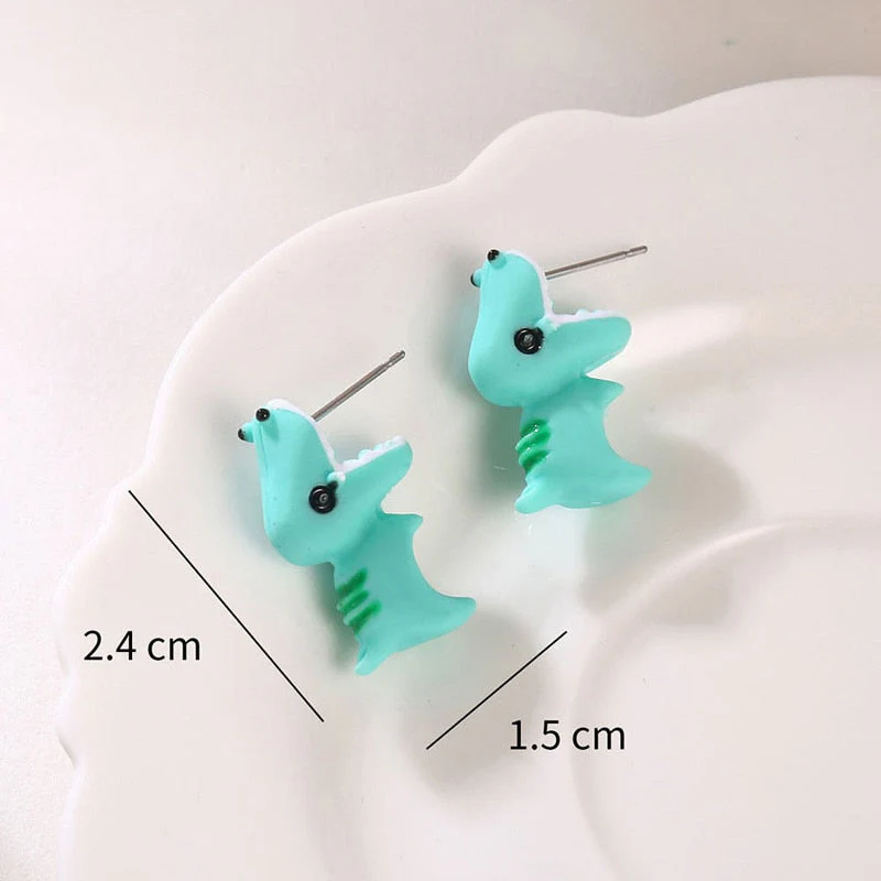 Animal Bite Cartoon Creative Earrings - Image 13