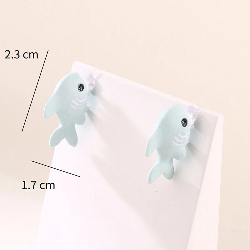 Animal Bite Cartoon Creative Earrings - Image 3