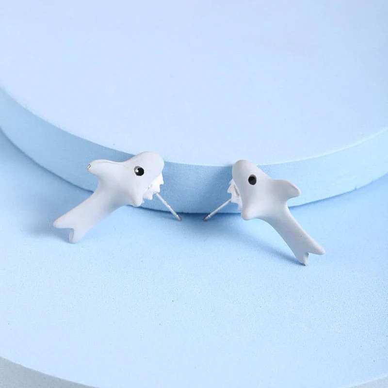 Animal Bite Cartoon Creative Earrings - Image 4