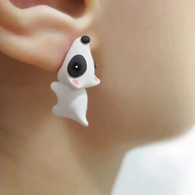 Animal Bite Cartoon Creative Earrings - Image 6