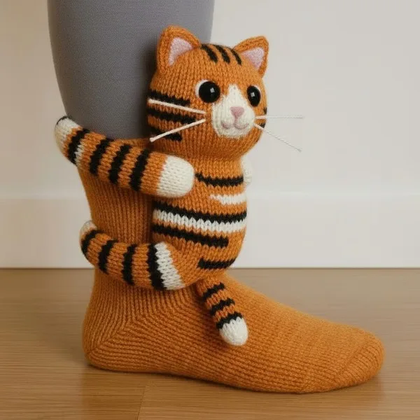 Animal Crew Plush Cozy Socks - Image 5