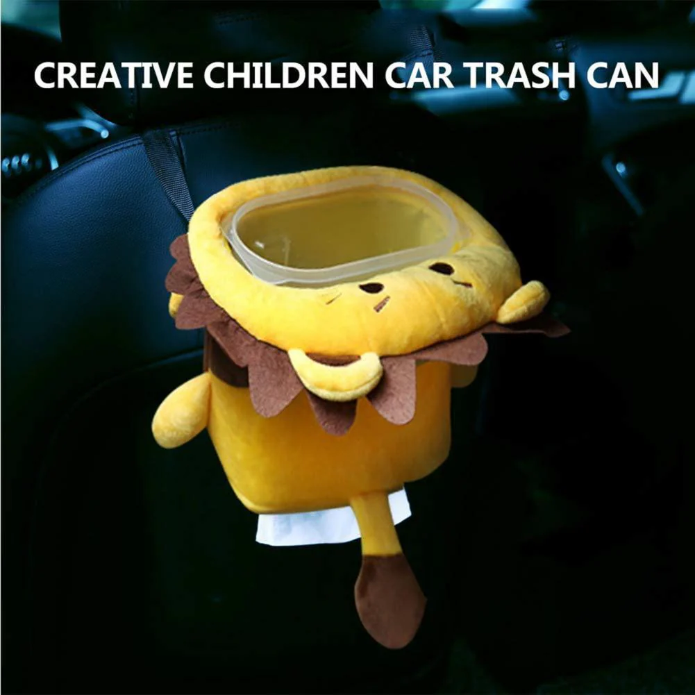 Animal Shape Kids Car Trash Can - Image 2