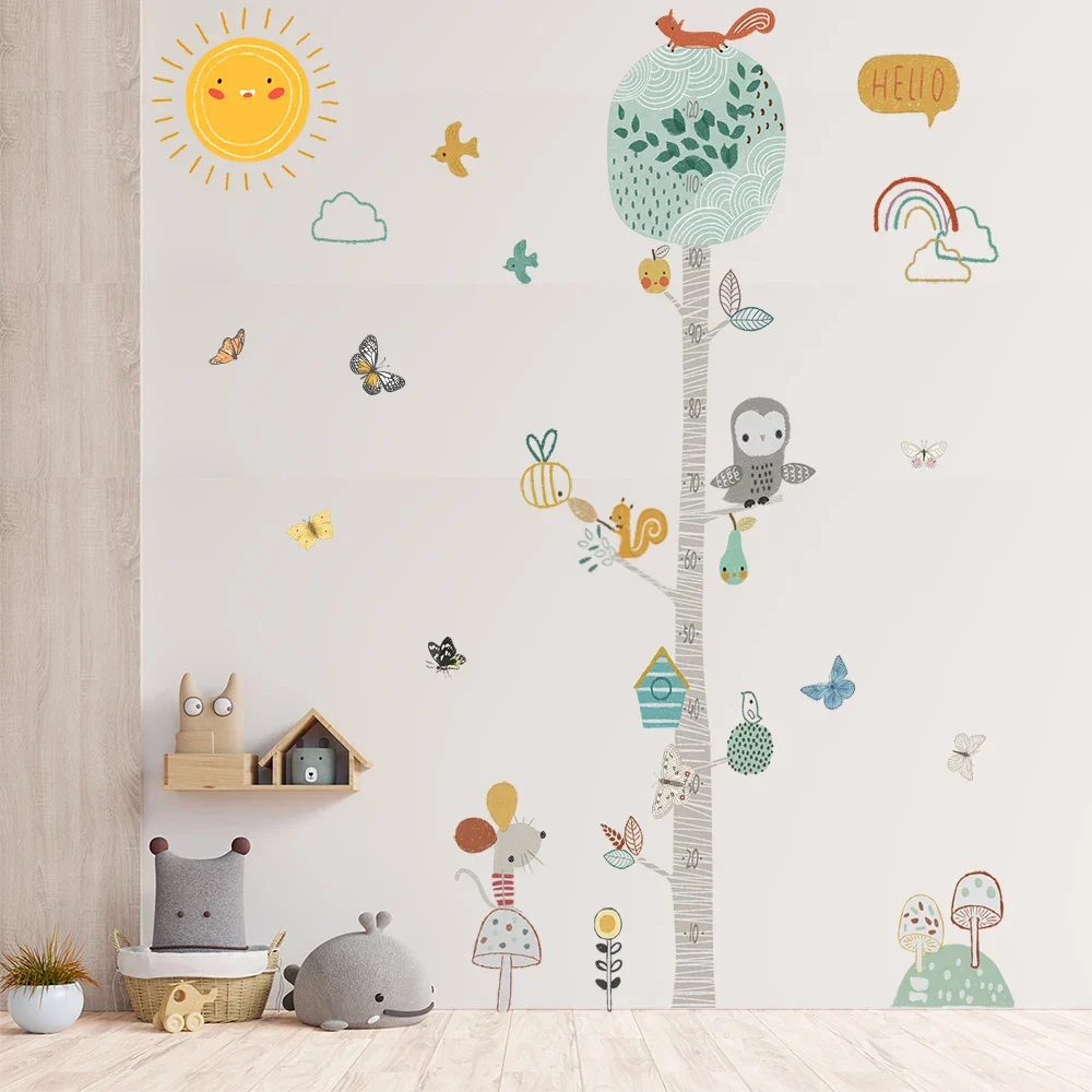 Animal Theme Kids Height Measurement Wall Sticker - Image 8