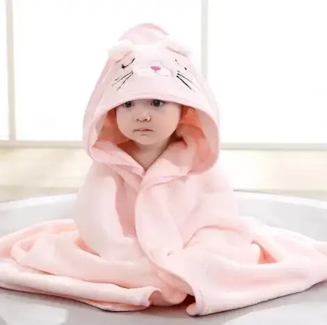 Animal-Themed Hooded Baby Bathrobe - Image 10