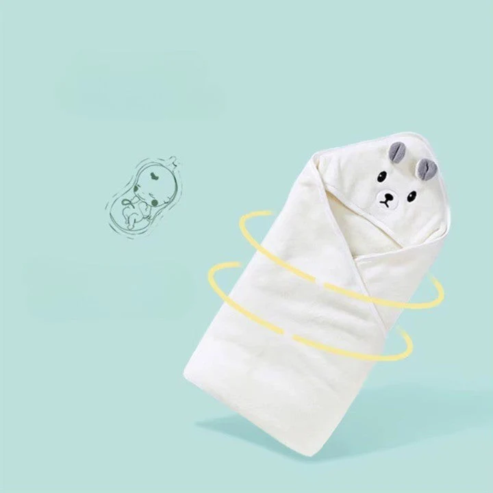 Animal-Themed Hooded Baby Bathrobe - Image 3