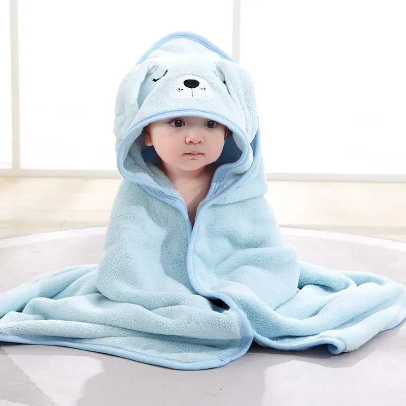 Animal-Themed Hooded Baby Bathrobe - Image 7
