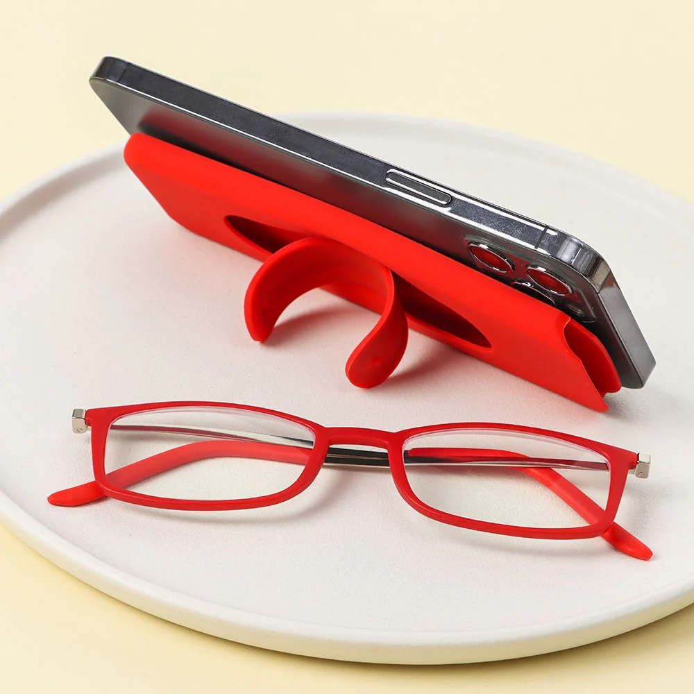 Anti-Blue Light Glasses with Cellphone Stand - Image 3