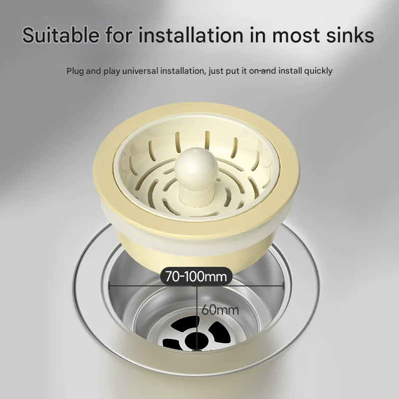 Anti-Clogging Removable Universal Sink Filter Drainer - Image 4