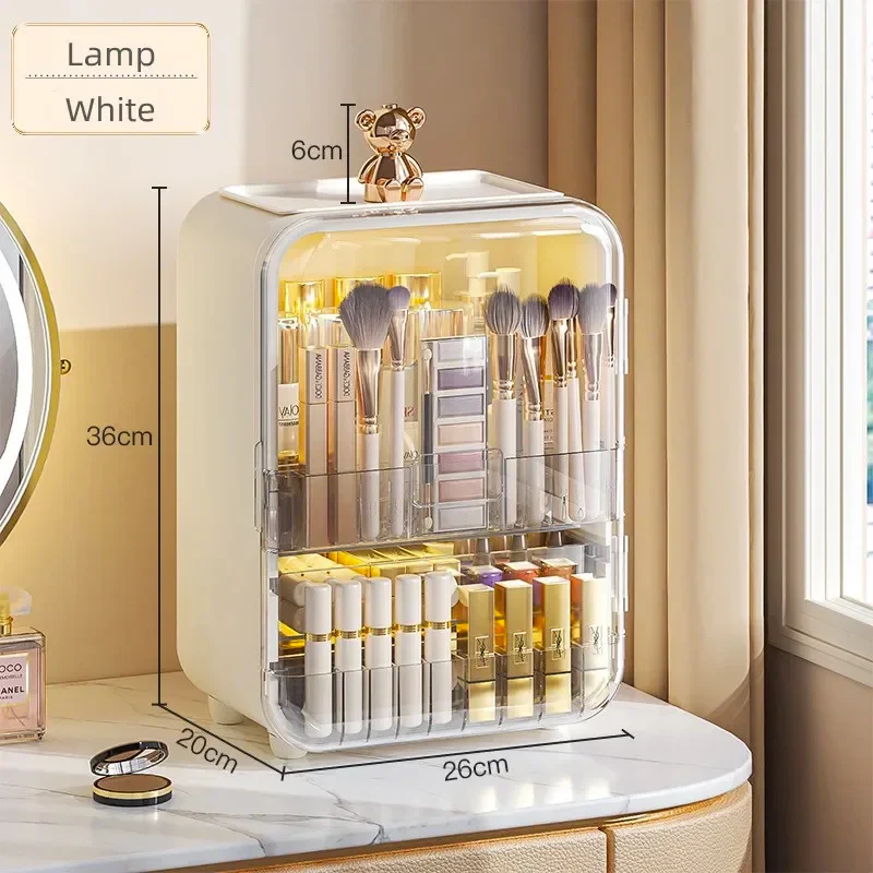 Anti-Dust Large LED Cosmetic Storage Box - Image 6