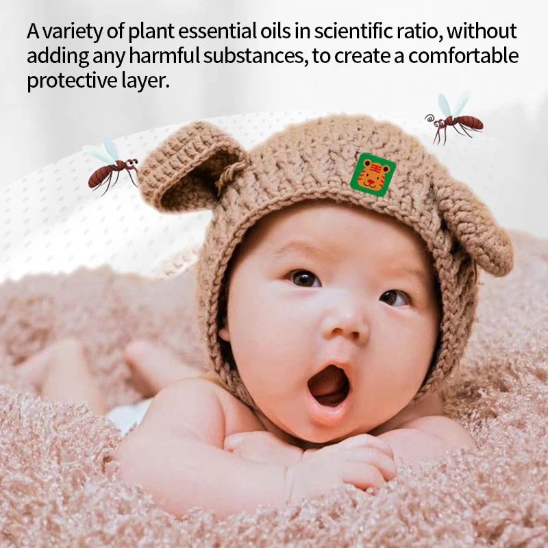 Anti-Mosquito Bites Baby Essential Oil Stickers - Image 3