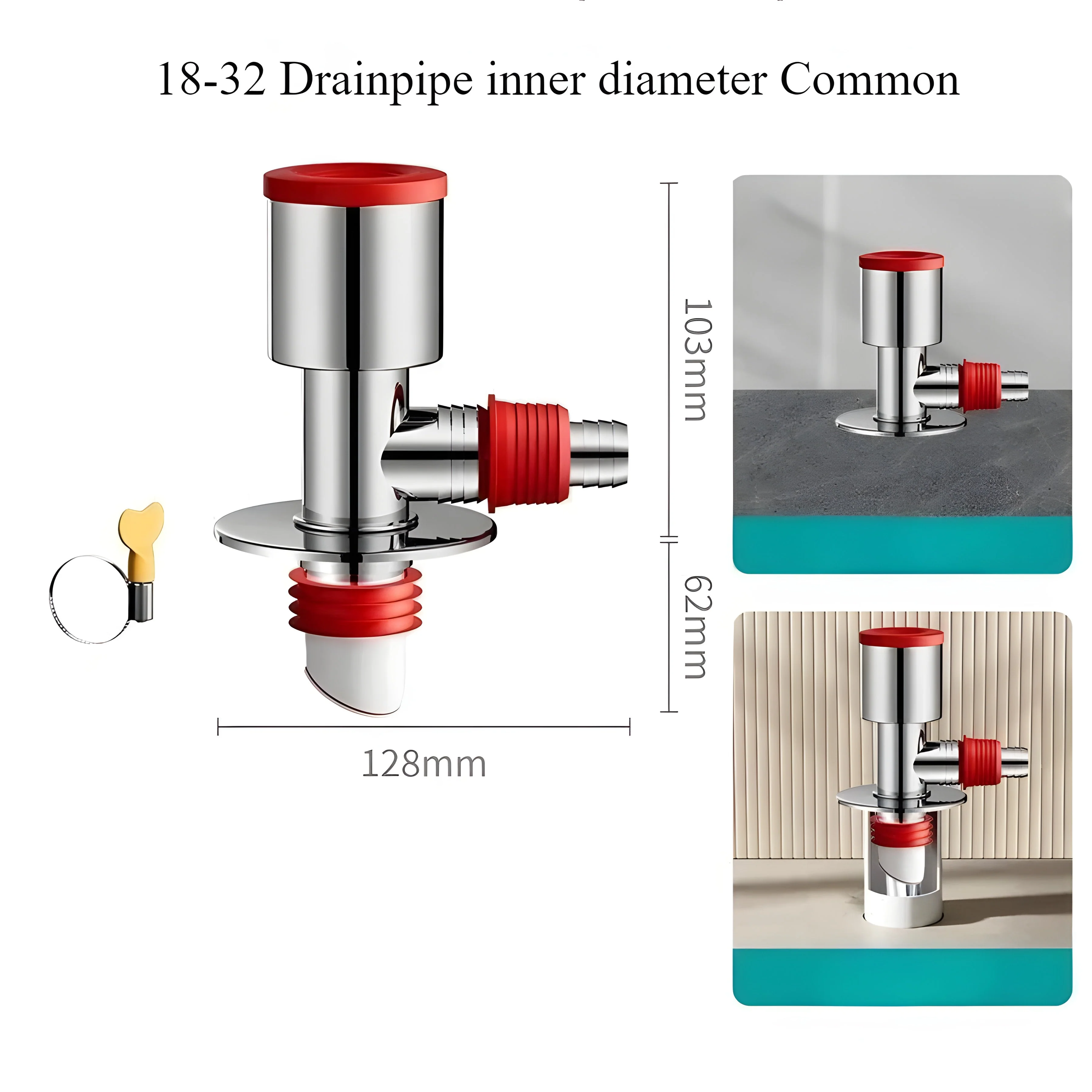 Anti-Odor Washing Machine Floor Drain Connector - Image 7