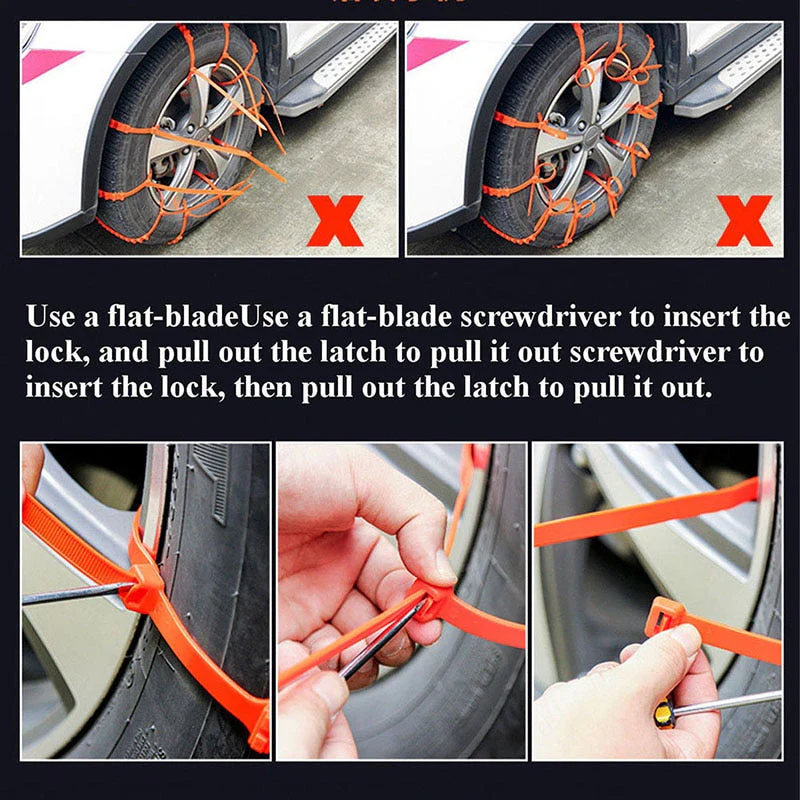 Anti-Skid Car Winter Tire Chain Belts - Image 2