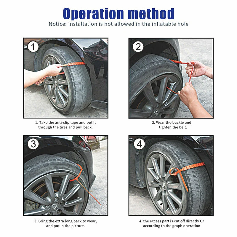 Anti-Skid Car Winter Tire Chain Belts - Image 4
