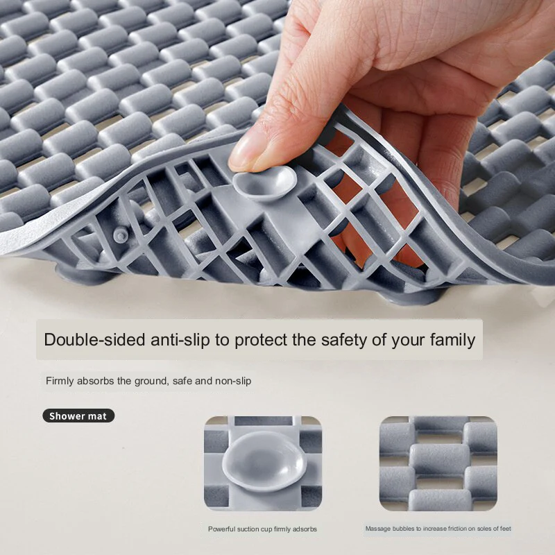 Anti-Slip Hollow Out Waterproof Bathroom Mat - Image 3
