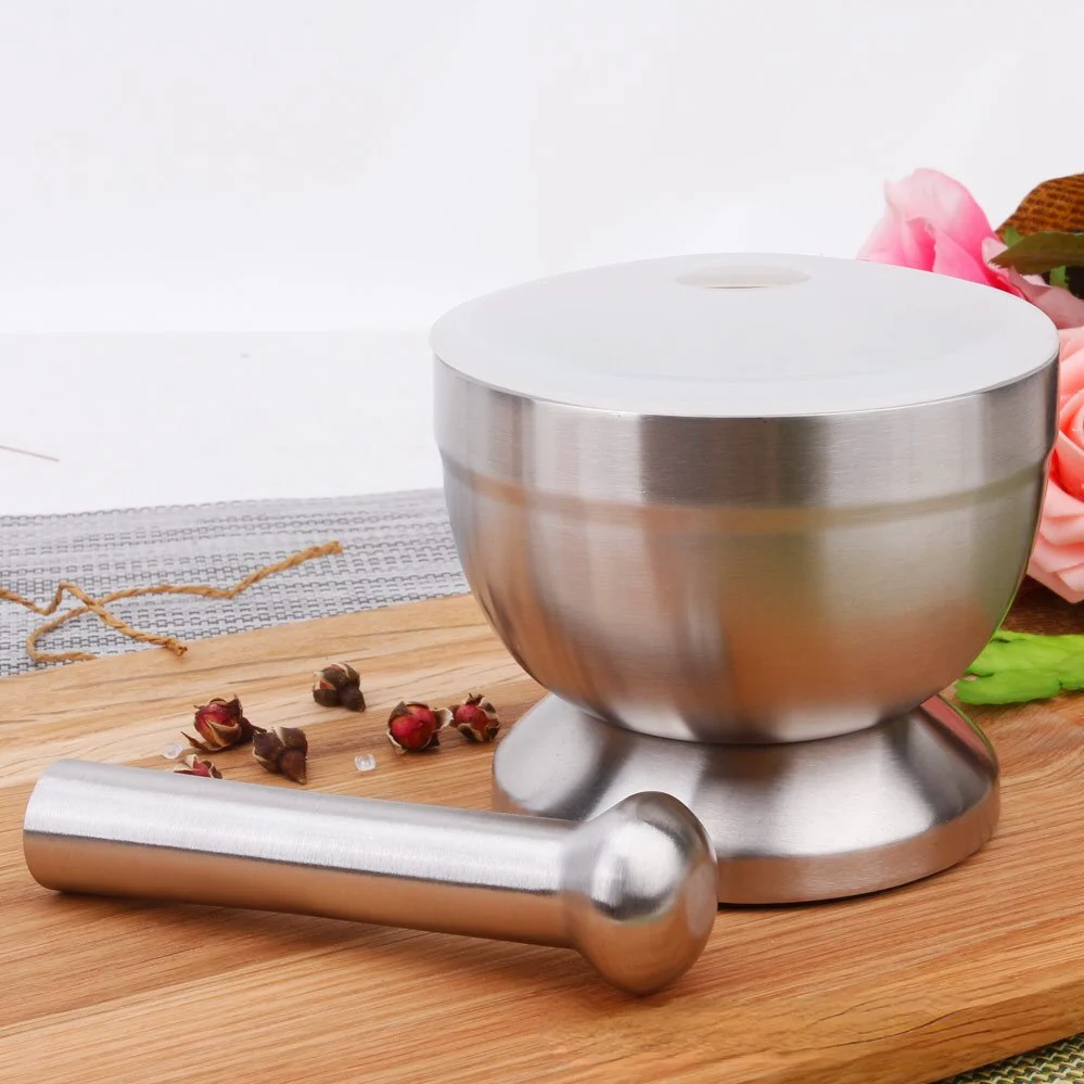Anti-Splash Stainless Steel Herbs Crusher - Image 4