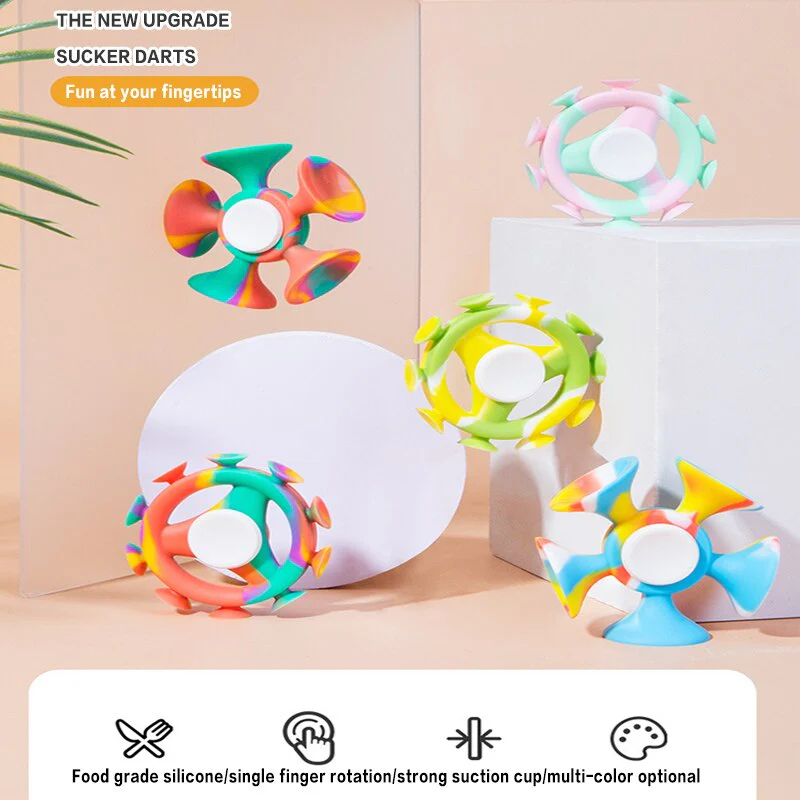 Anti-stress Silicone Colorful Hand Spinner - Image 6