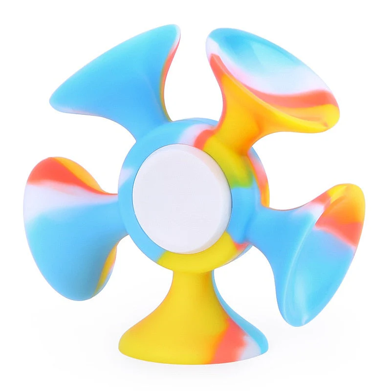 Anti-stress Silicone Colorful Hand Spinner - Image 9