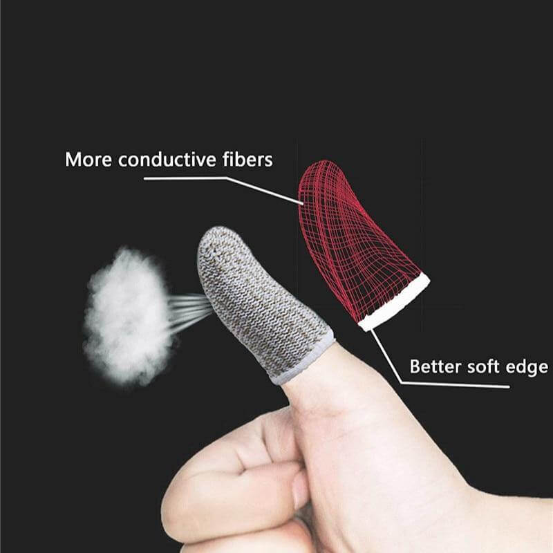 Anti-Sweat Breathable Mobile Game Finger Glove Set - Image 10