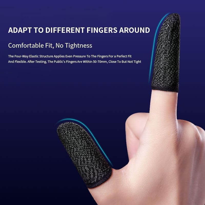 Anti-Sweat Breathable Mobile Game Finger Glove Set - Image 4