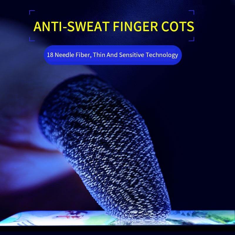 Anti-Sweat Breathable Mobile Game Finger Glove Set - Image 5