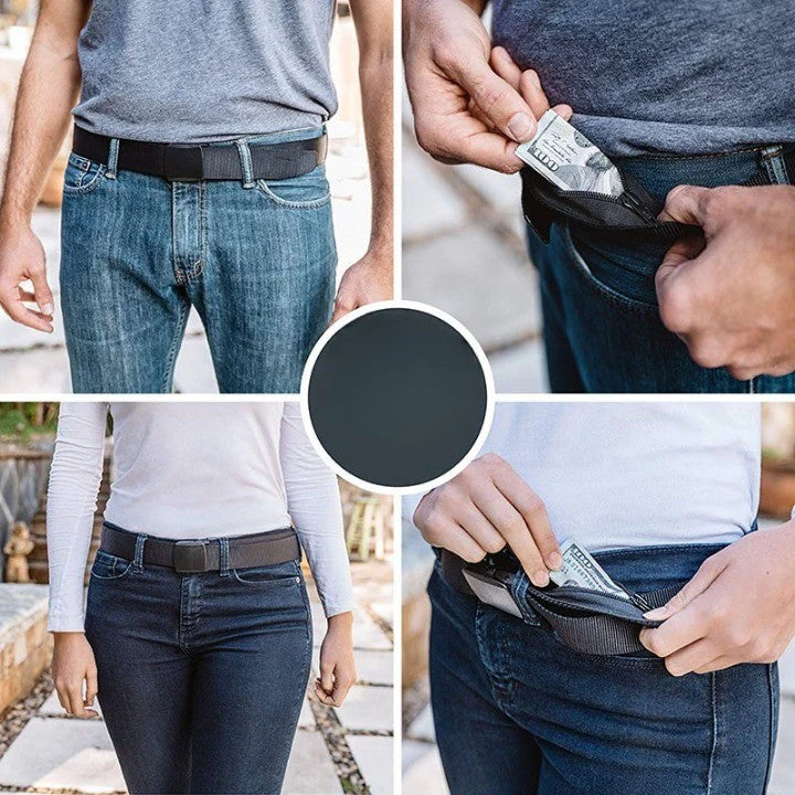Anti-Theft Hidden Wallet Travel Belt - Image 4