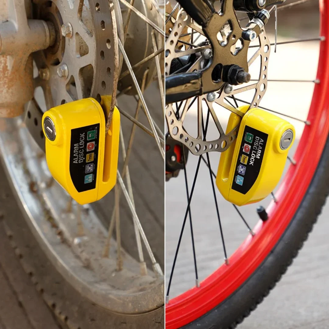 Anti-Theft Security Aluminium Disc Brake Alarm Lock - Image 4