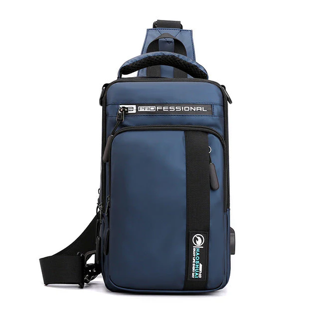 Anti-Theft USB Charging Waterproof Crossbody Bag - Image 11