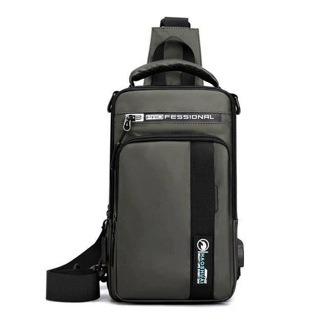 Anti-Theft USB Charging Waterproof Crossbody Bag - Image 12