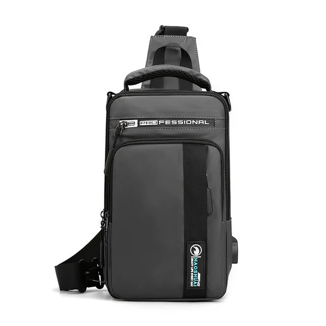 Anti-Theft USB Charging Waterproof Crossbody Bag - Image 13