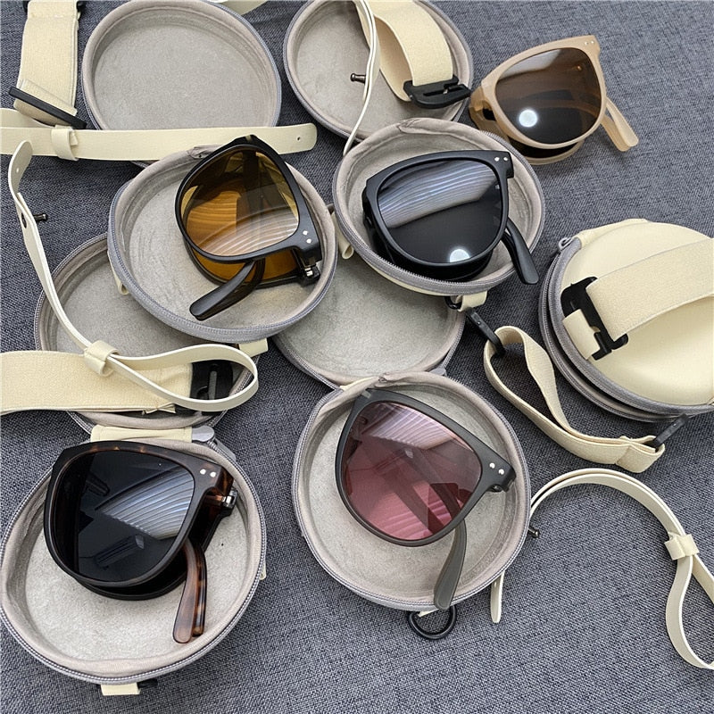Anti-UV Foldable Fashion Flex Clear Vision Sunglasses - Image 2