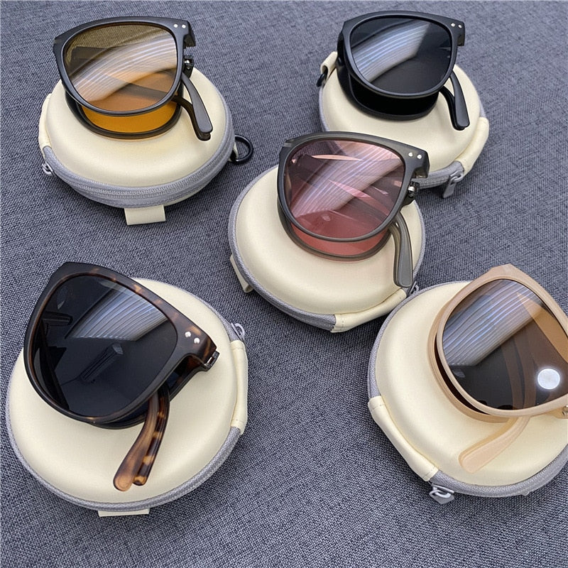 Anti-UV Foldable Fashion Flex Clear Vision Sunglasses - Image 5