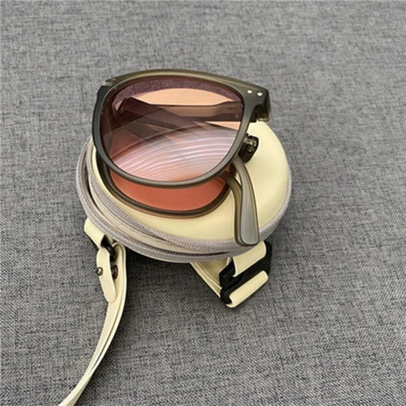 Anti-UV Foldable Fashion Flex Clear Vision Sunglasses - Image 7