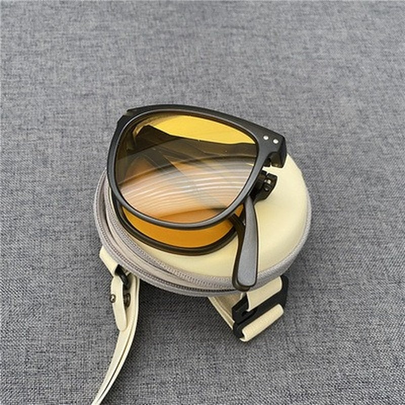 Anti-UV Foldable Fashion Flex Clear Vision Sunglasses - Image 9