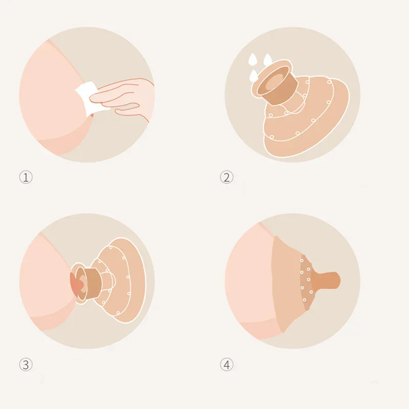 Antibacterial Reusable Breastfeeding Nipple Protector - Image 3