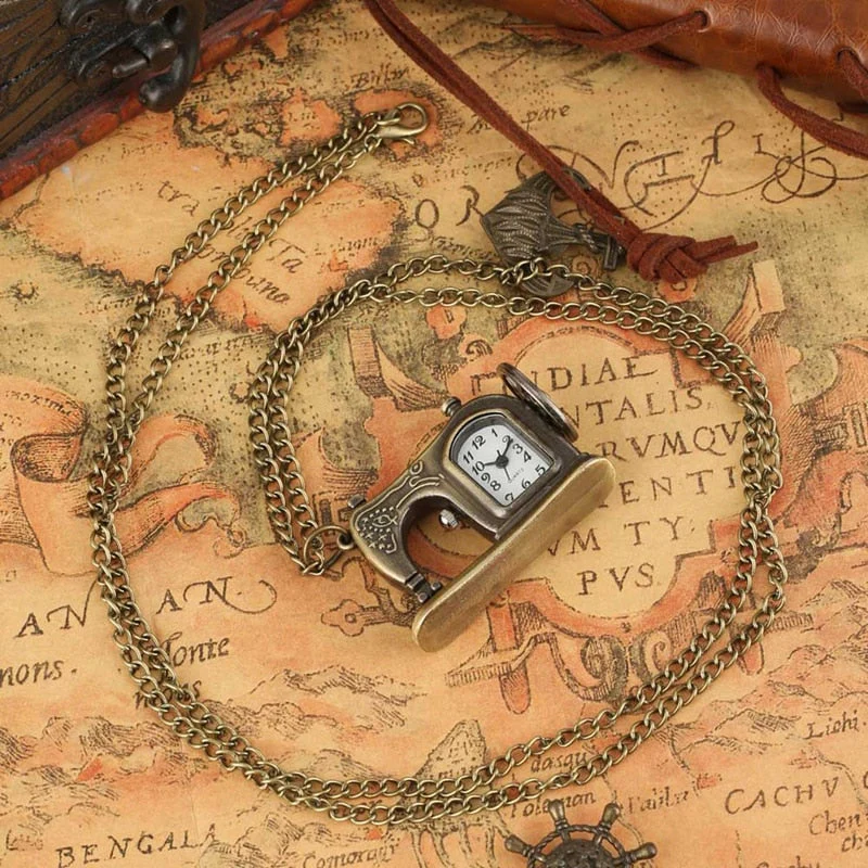 Antique Classic Sewing Machine Watch - Image 2