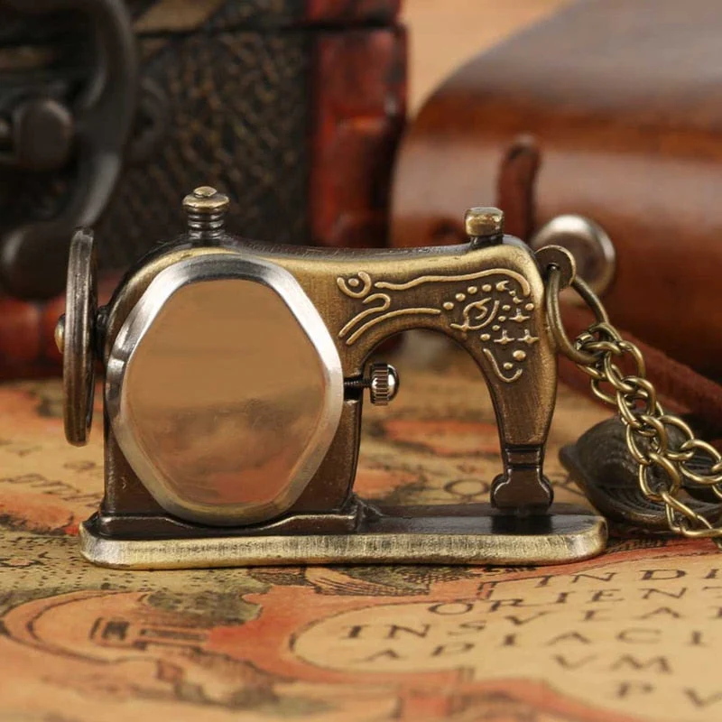 Antique Classic Sewing Machine Watch - Image 3