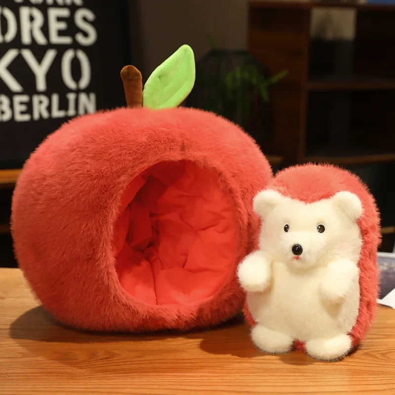 Apple House Hedgehog Hide and Seek Plush Toy - Image 2