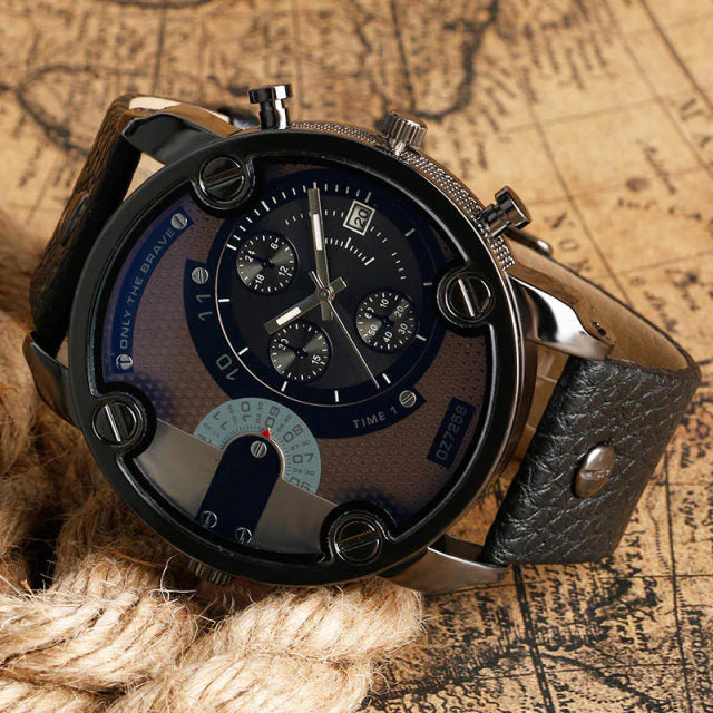 Army Leather Belt Sport Watch - Image 8