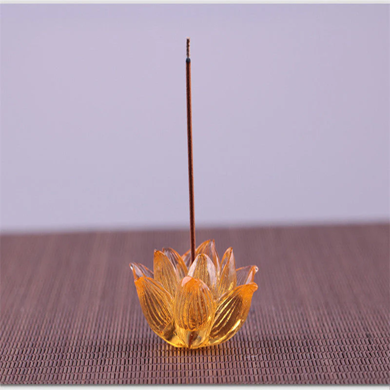 Aromatherapy Colored Glaze Lotus Incense Burner - Image 3