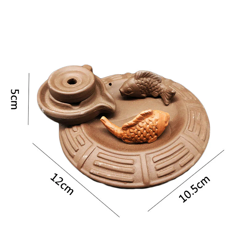 Aromatherapy Creative Ceramic Incense with Stick Holder - Image 5
