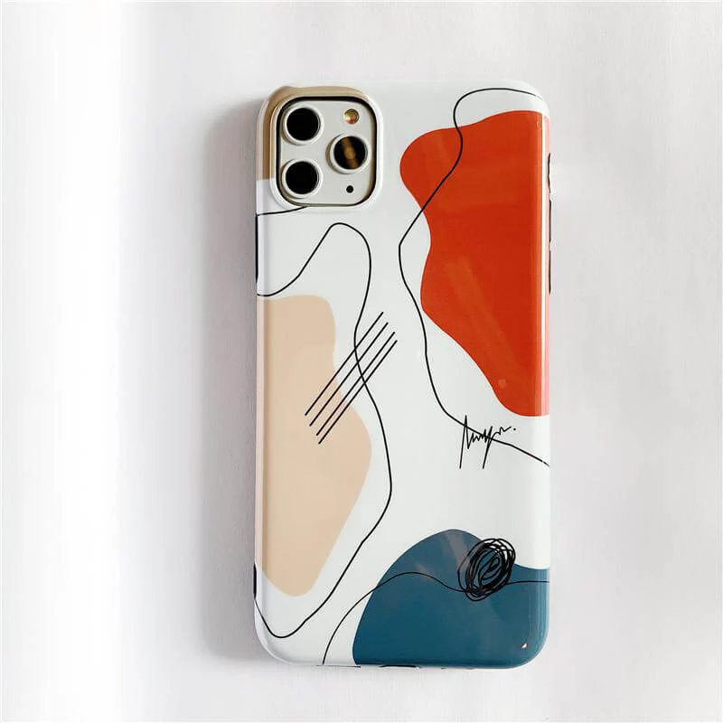 Art Retro Abstract Geometry iPhone Case - Image 6